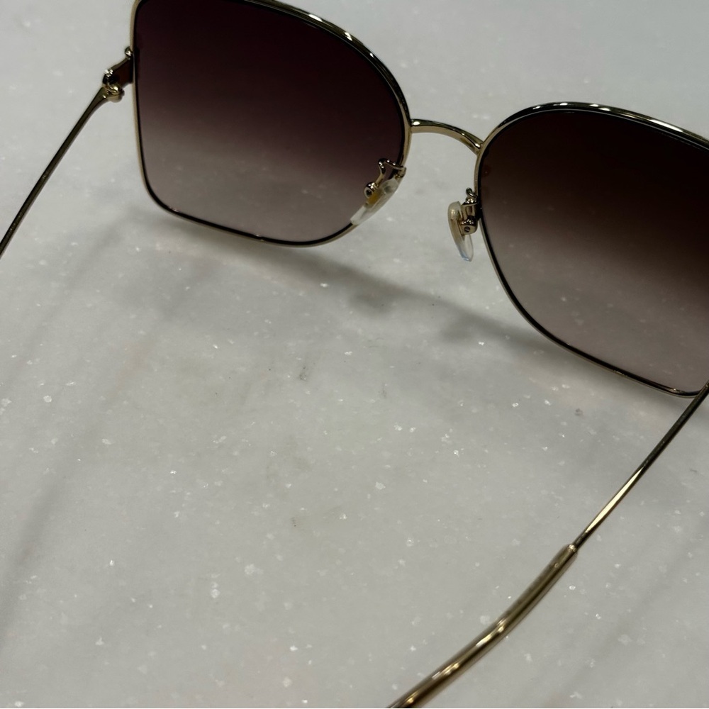 Gucci GG1282SA 003 Gold/Brown Gradient Butterfly Women's Sunglasses NWOT - Picture 8 of 8